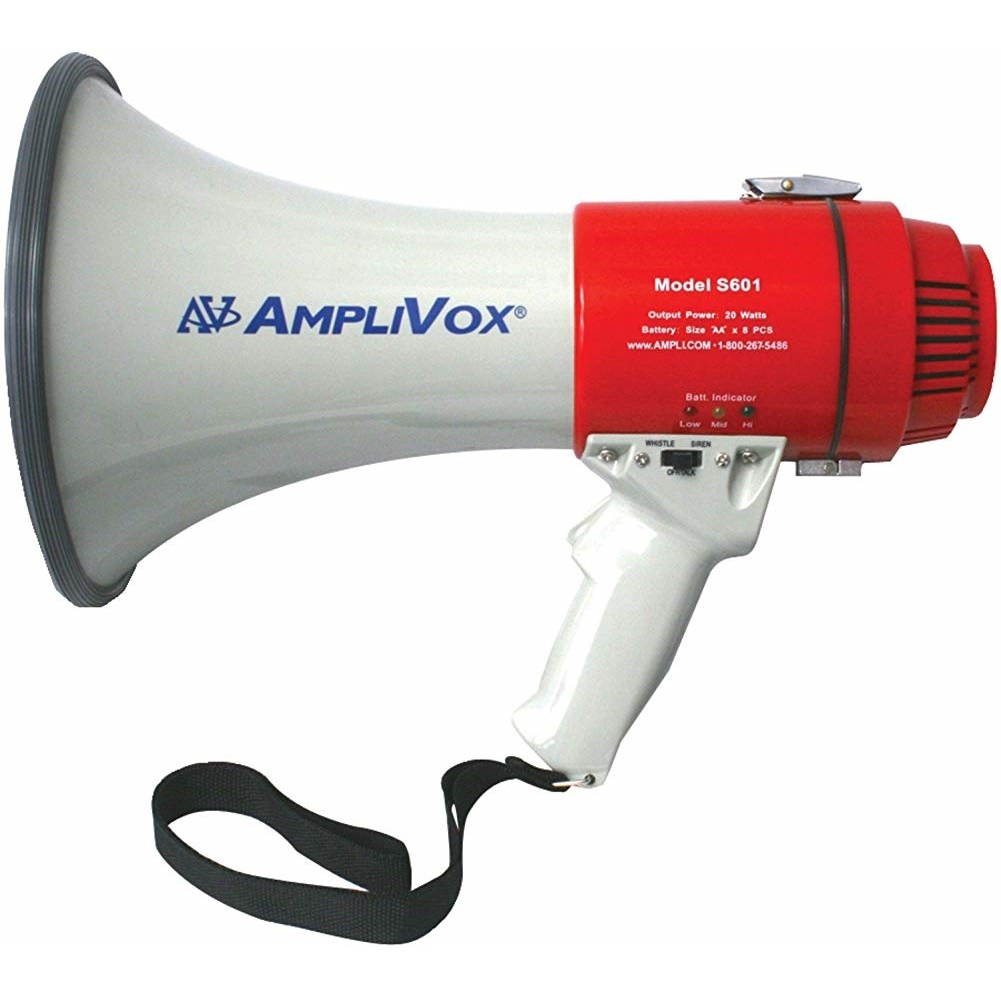 AmpliVox - S601R - Mity-meg 15w Megaphone Pricing Only For Onhand No Bckorder