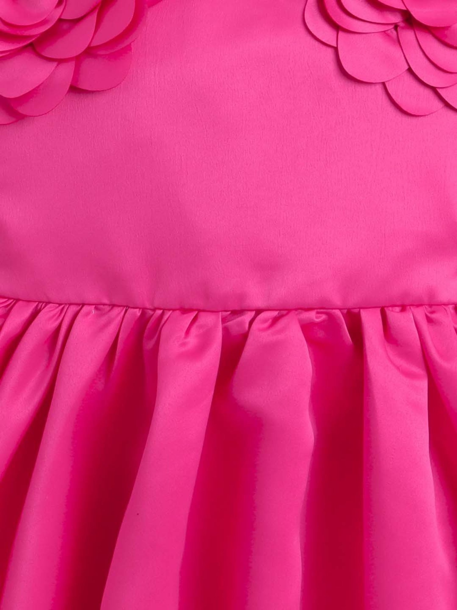 The Magic Wand Kids Fuchsia Pink Applique Dress