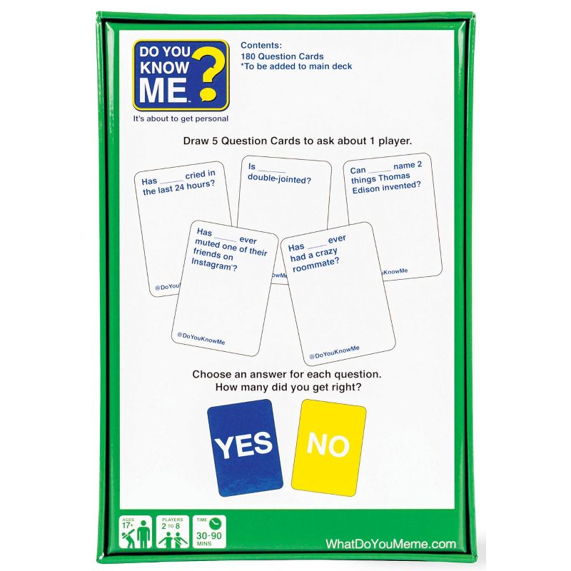Do You Know Me? Expansion Pack #1