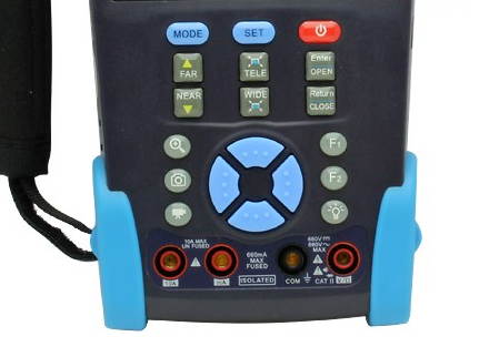 3.5" LCD CCTV Tester for IP & Analog camera testing with function of PTZ, UTP Cable Test, POE Test,TDR, Optical fiber power meter, Digital Multimeter and cable scan