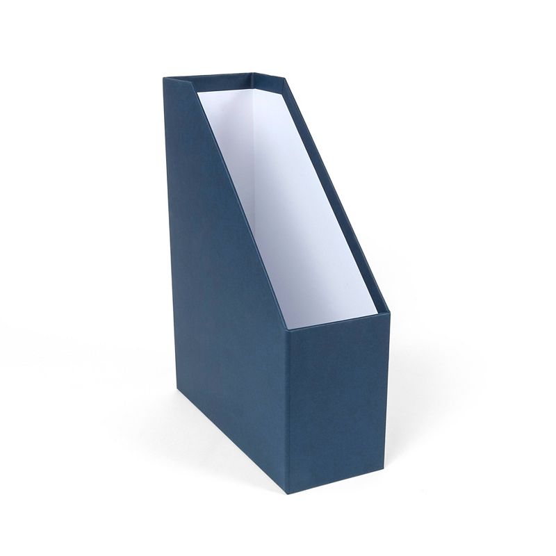 Set of 3 Viktoria Magazine File Navy - Bigso Box of Sweden