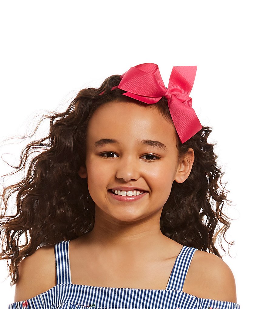 Copper Key Girls Grosgrain Bow Headband