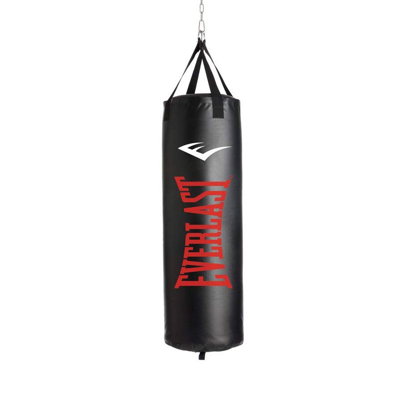 Everlast Home Gym Equipment 3 Piece Set 100 Pound Heavy Bag, Speed Bag and Double End Bag, Black