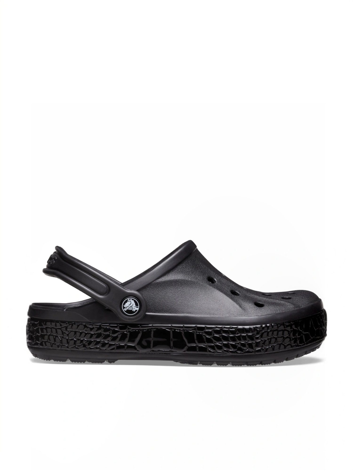 Crocs Men's Bayaband Black Back Strap Clogs