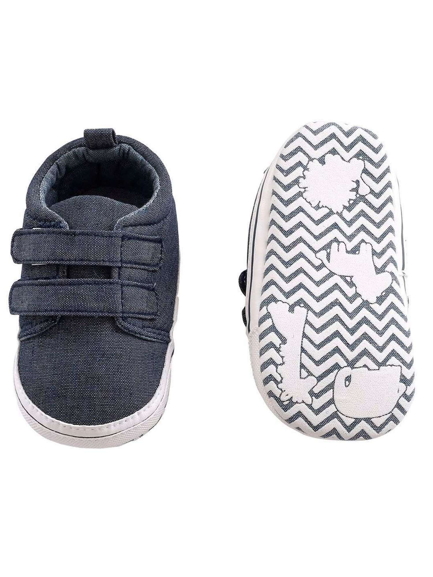 Baby Moo Kids Blue Casual Booties
