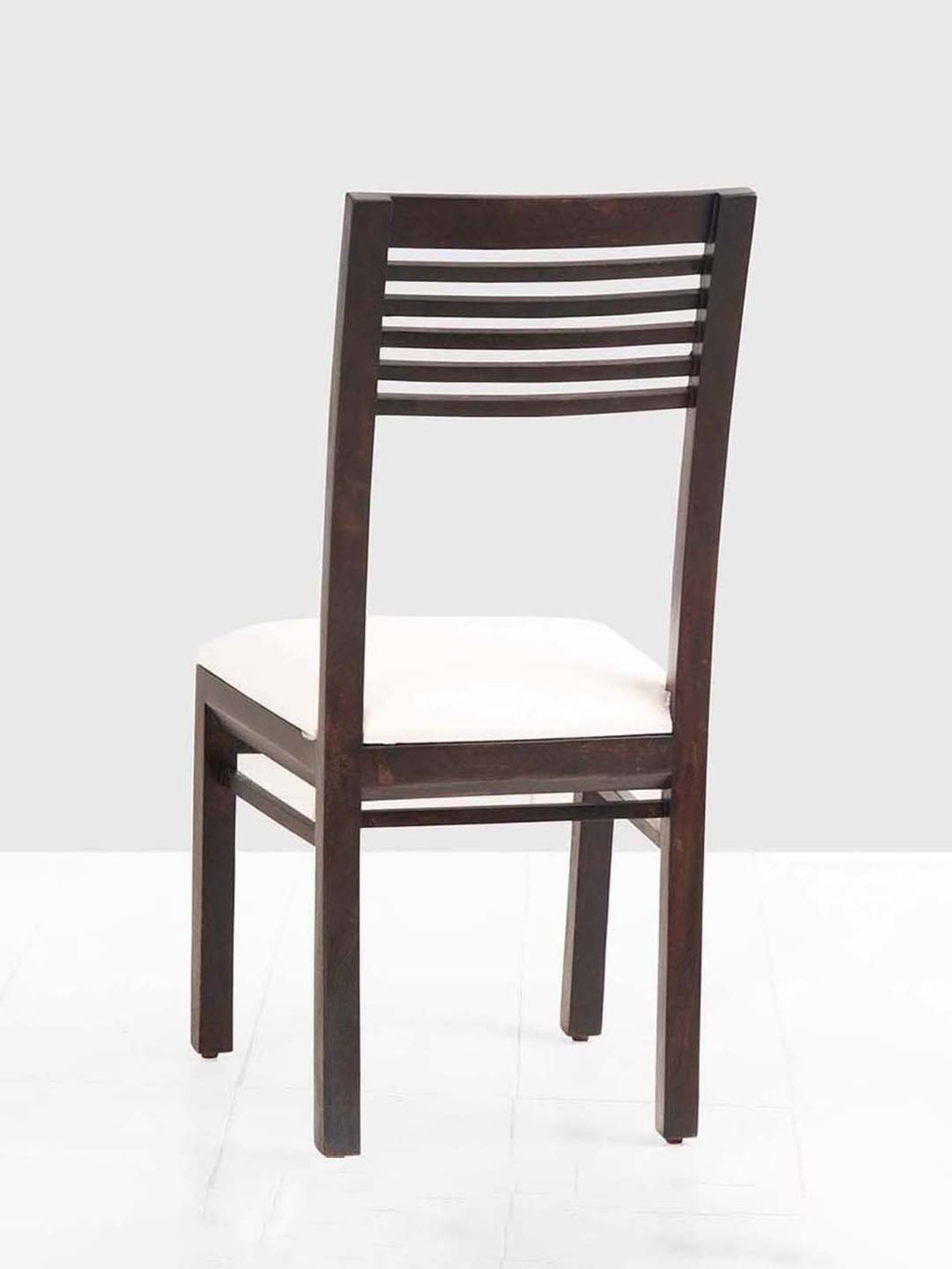 Fabindia Home Home White & Brown Sheesham Wood Dining Room Chair