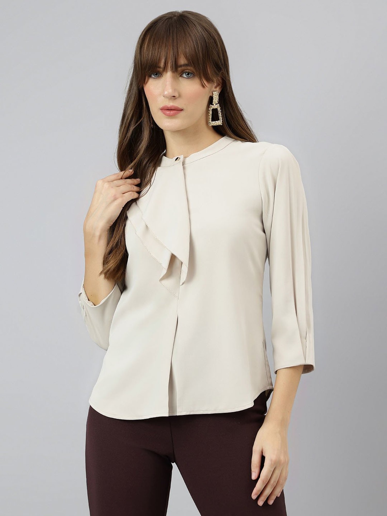 Latin Quarters Ivory Top