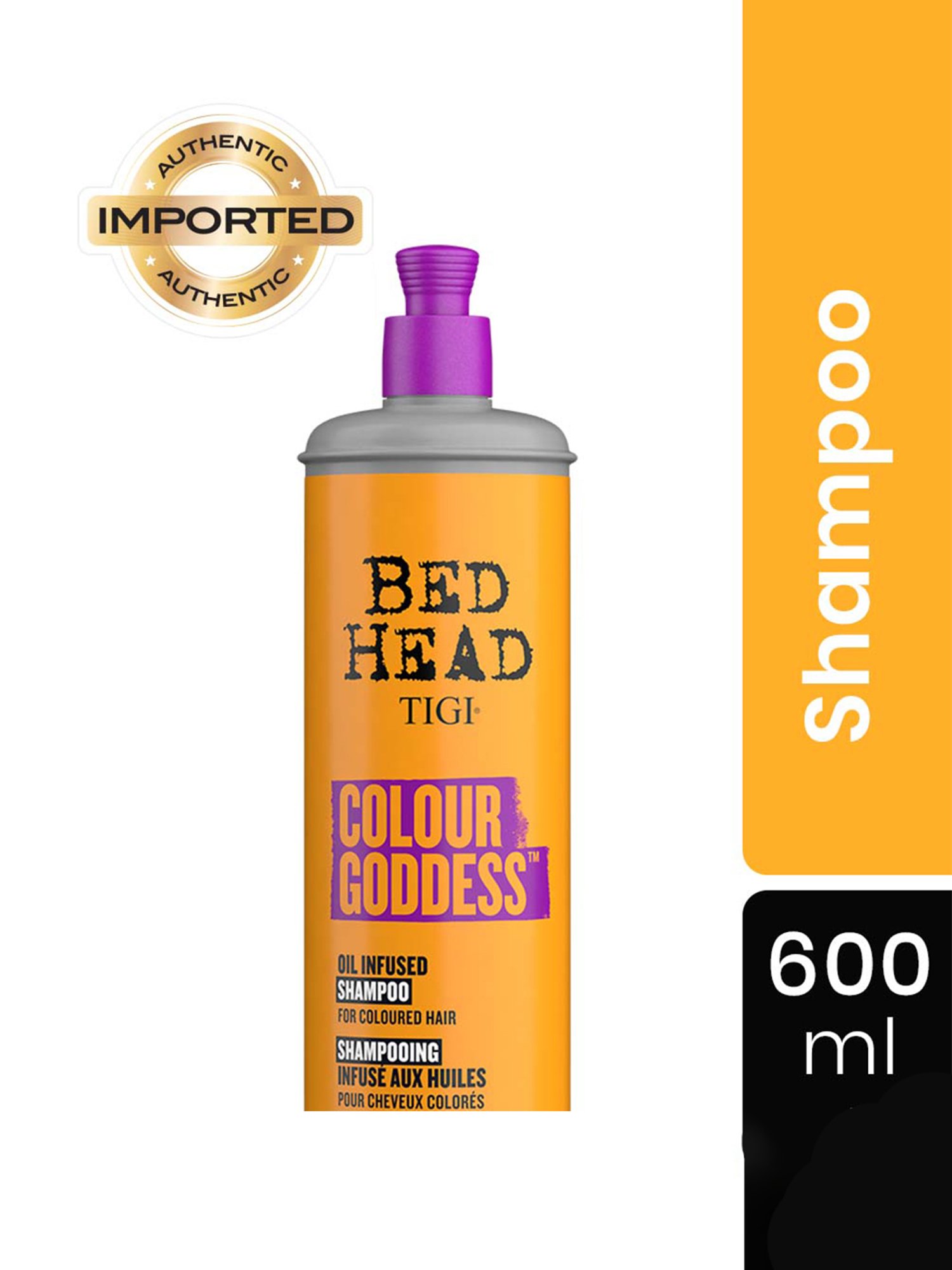 Bed Head TIGI Colour Goddess Oil Infused Shampoo - 600 ml