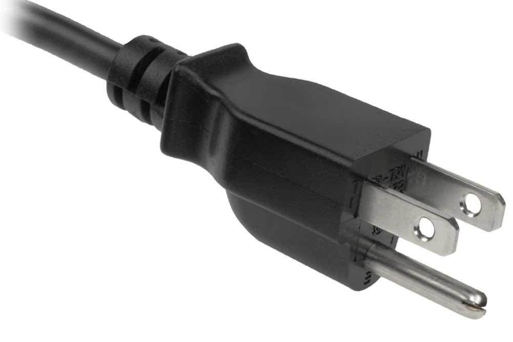 SF Cable, 5ft 16 AWG Universal Power Cord - IEC320 C13 to NEMA 5-15P SJT 13A