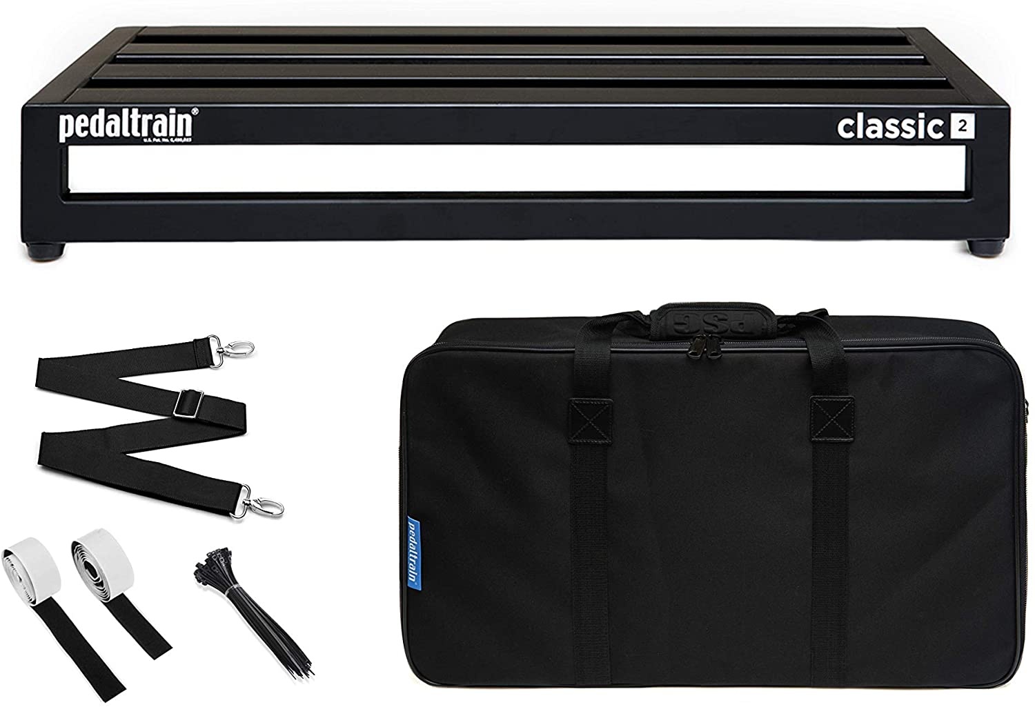 Pedaltrain Classic 2 24x12.5" Pedalboard - with Soft Case