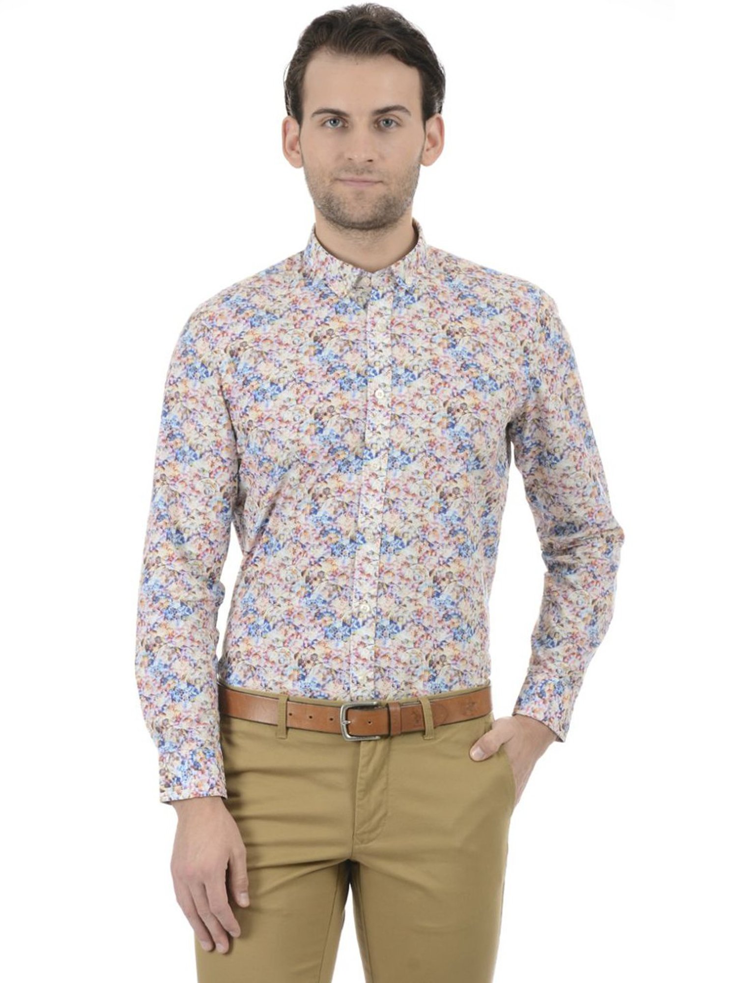 London Fog Multi Regular Fit Printed Shirt