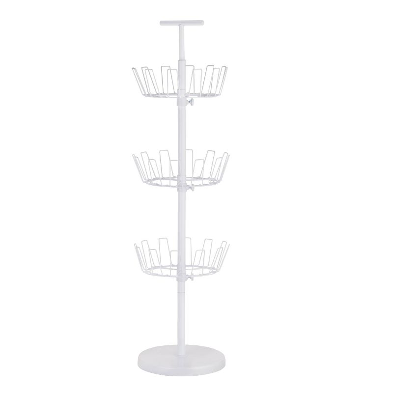 Honey-Can-Do 3 Tier White Shoe Tree