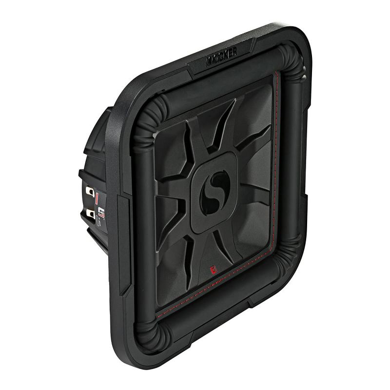 Kicker 46L7T122 12" Solo-Baric L7T Shallow-Mount Dual 2-Ohm Voice Coil Subwoofer