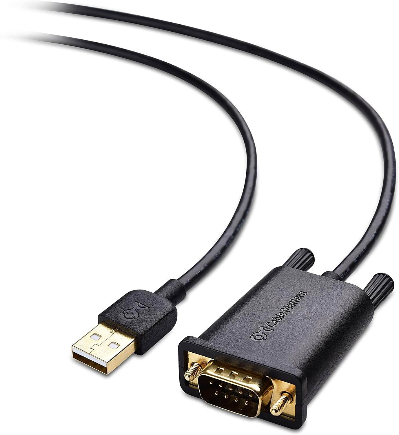Cable Matters USB to Serial Adapter Cable (USB to RS232, USB to DB9) 3 Feet