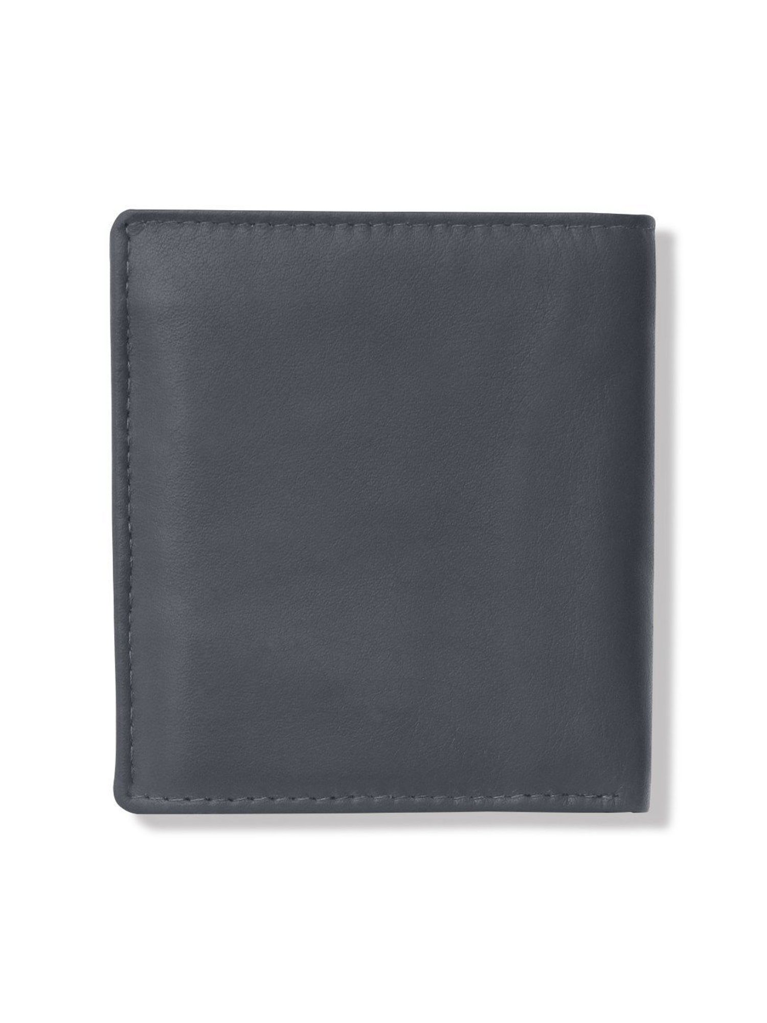 Kara Black Leather Bi-Fold Wallet for Men
