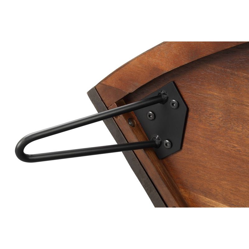 Melani Corner TV Stand for upto 41" Dark Brown - Summerland Home