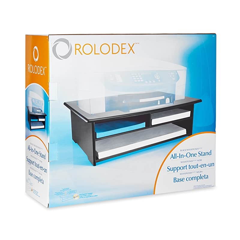 Wood Tones Collection Printer Stand, Black (82431)