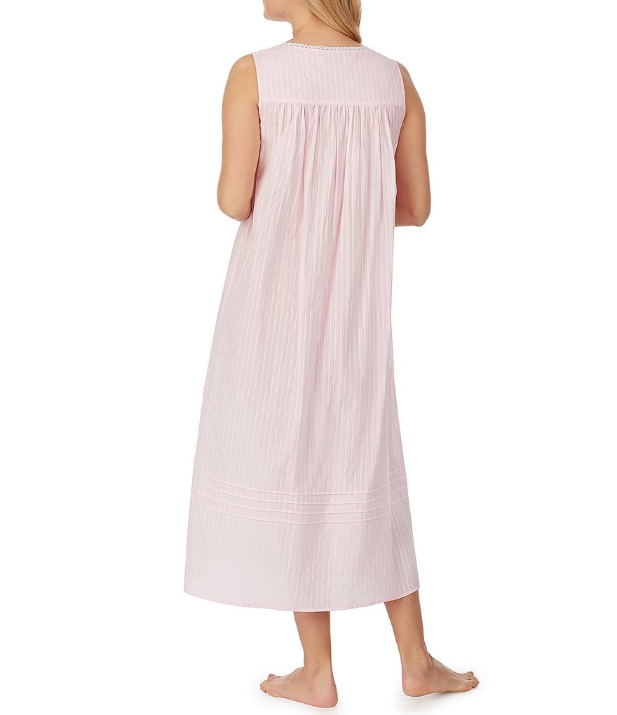 Eileen West Dobby Striped Woven Ballet Nightgown