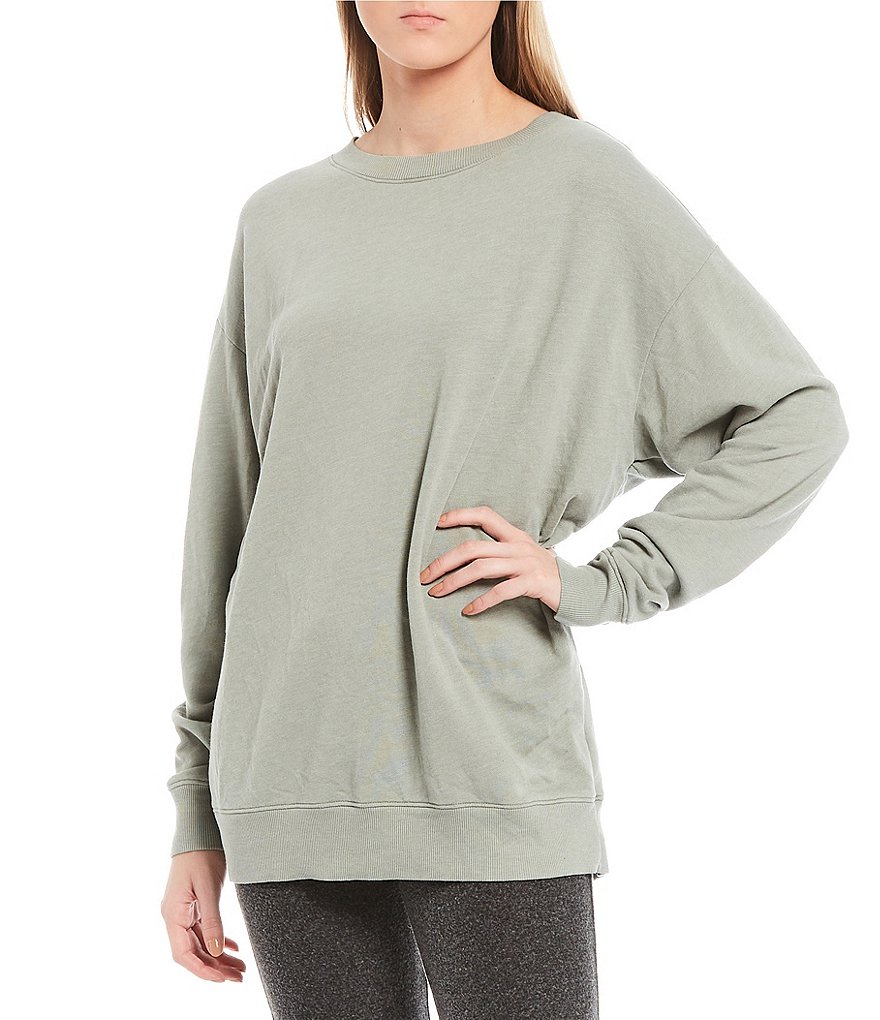 WILDFOX Roadtrip Crew Neck French Terry Sweater