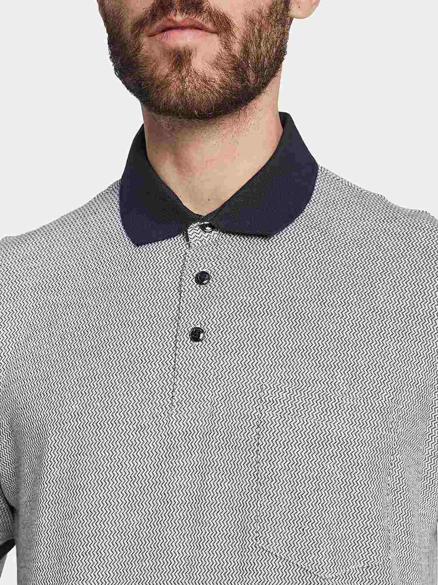 Octave Navy Regular Fit Polo T-Shirt
