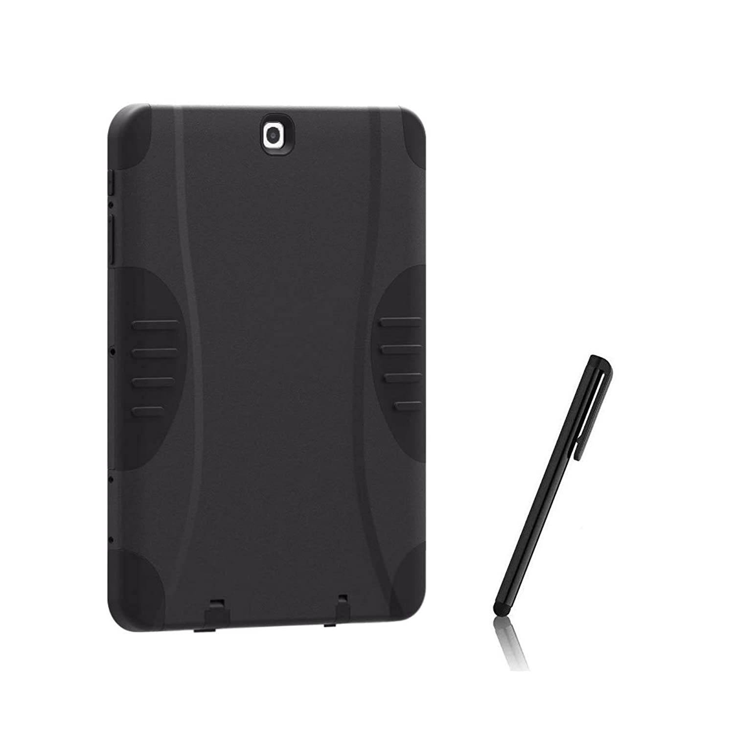 Verizon Rugged Case and Stylus Pen Bundle for Samsung Galaxy Tab E, 9.6 inchTablet - Black
