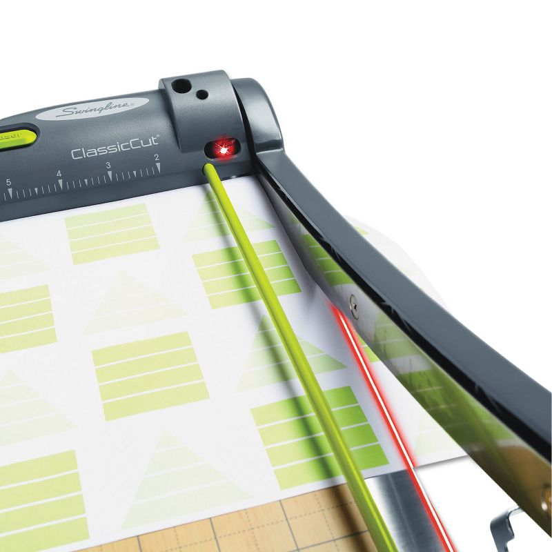 Swingline ClassicCut 15-Sheet Laser Trimmer Metal/Wood Composite Base 12 x 15 9715