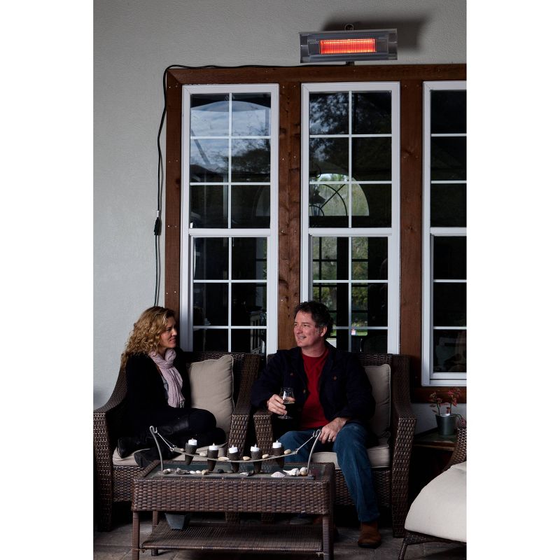 Stainless Steel Wall Mounted Infrared Patio Heater - Fire Sense