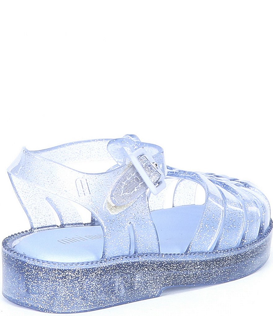 Mini Melissa Girl's Mini Possession Glitter Fisherman Sandals (Toddler)