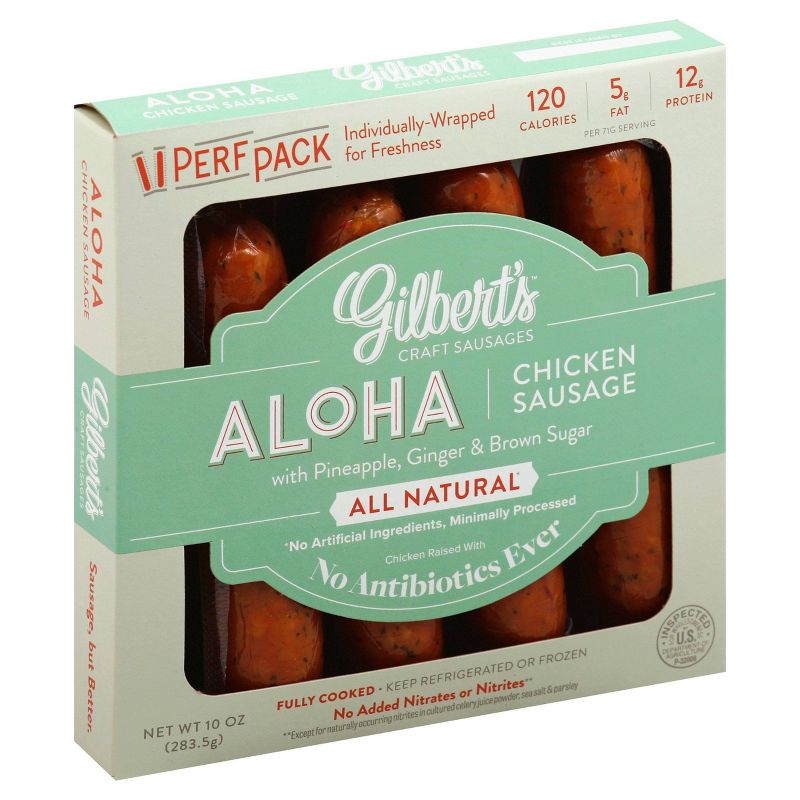 Gilbert's Craft Sausage Aloha Chicken Sausage - 10oz