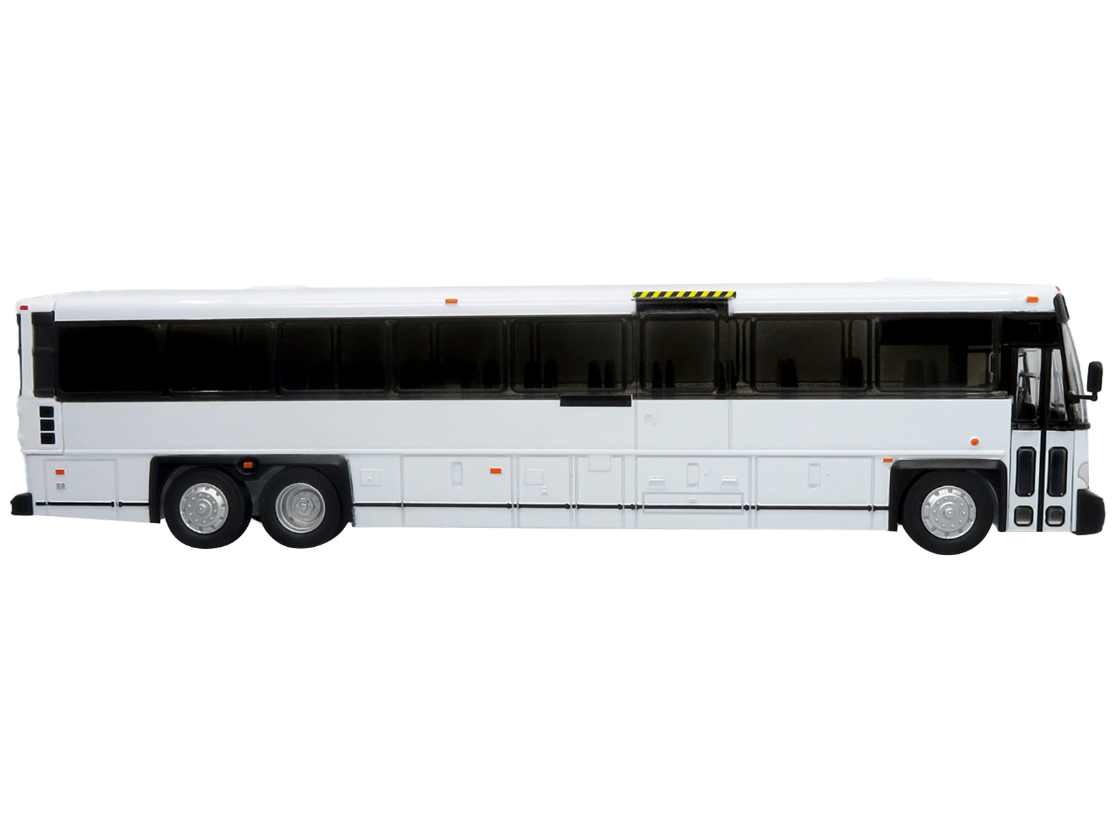 MCI D4500CT Commuter Coach Bus Blank White "The Bus & Motorcoach Collection" Limited Edition to 504 pieces Worldwide 1/50 Plastic Model by Iconic Replicas
