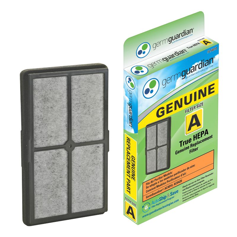 GermGuardian True HEPA Genuine Replacement Filter A for AC4010/4020 Air Purifiers FLT4010 Gray
