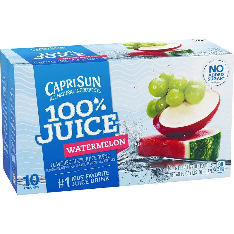 Capri Sun Watermelon - 10pk/6 fl oz Pouches
