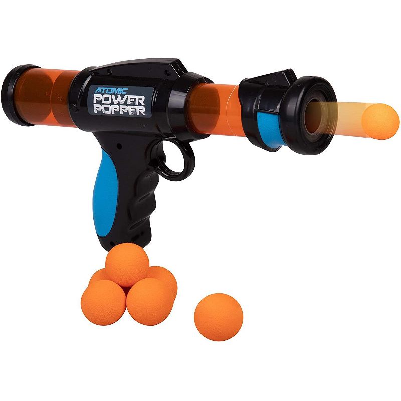 Hog Wild Atomic Power Popper Toy, Shoots Foam Balls!