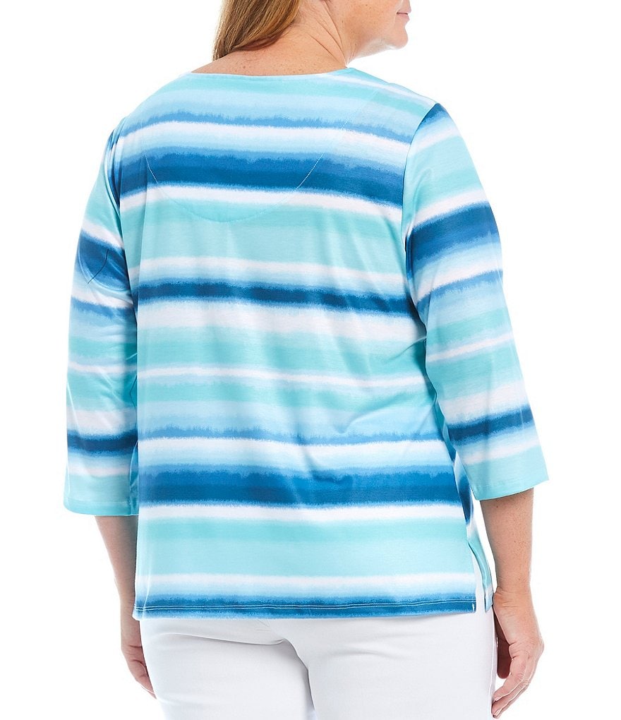 Bryn Walker Plus Size Pira Ponti Sleeveless Jewel Neck Oversized Tank