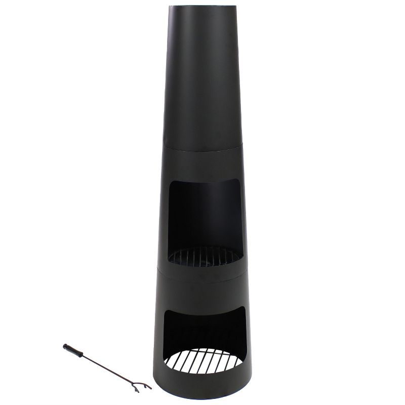 DeckMate 30371 Avondale Outdoor Backyard Patio Portable Steel Fire Bowl Fire Pit, Antiqued Copper Finish