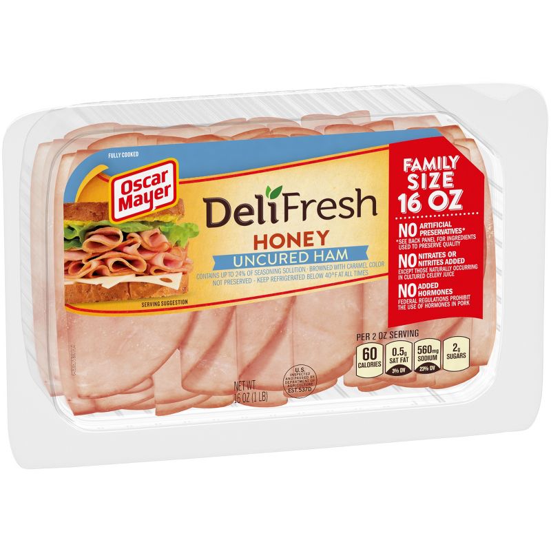 Oscar Mayer Deli Fresh Honey Ham - 16oz