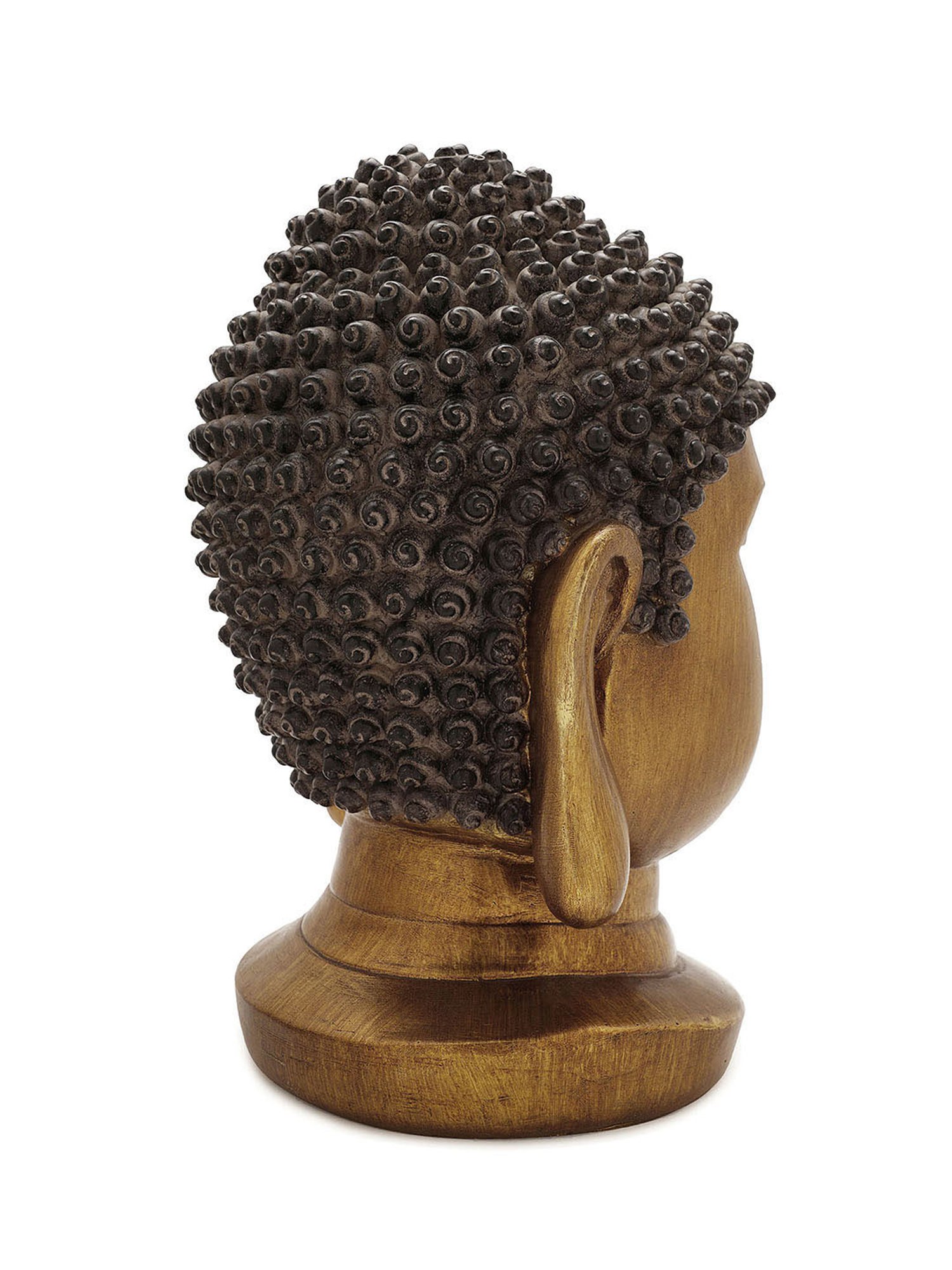 Pure Home and Living Gold Polyresin Textured Sculptures and Figurines