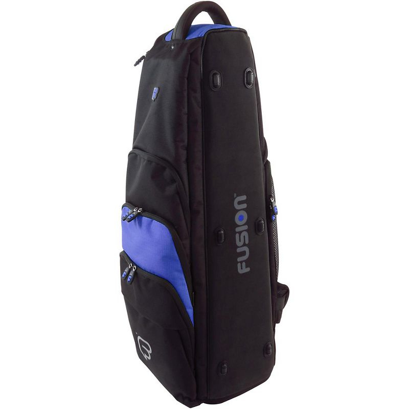 Fusion Premium Bass Trombone Bag Black and Blue