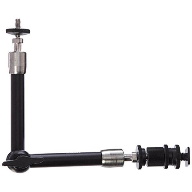 ikan ma211r 11" articulating arm with single rod mount black