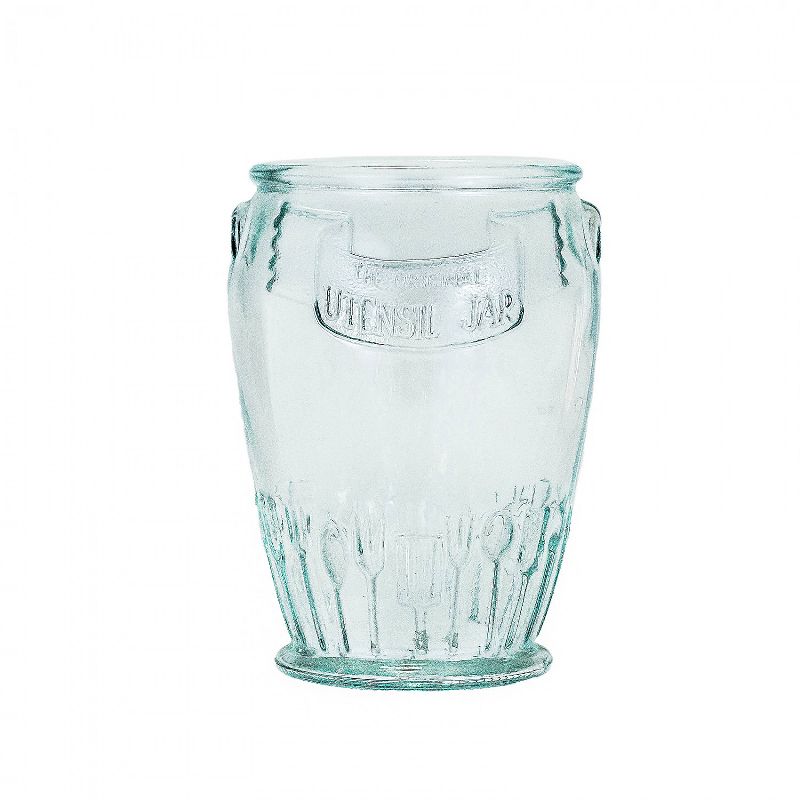 Amici Home Italian Recycled Green Utensil Jar