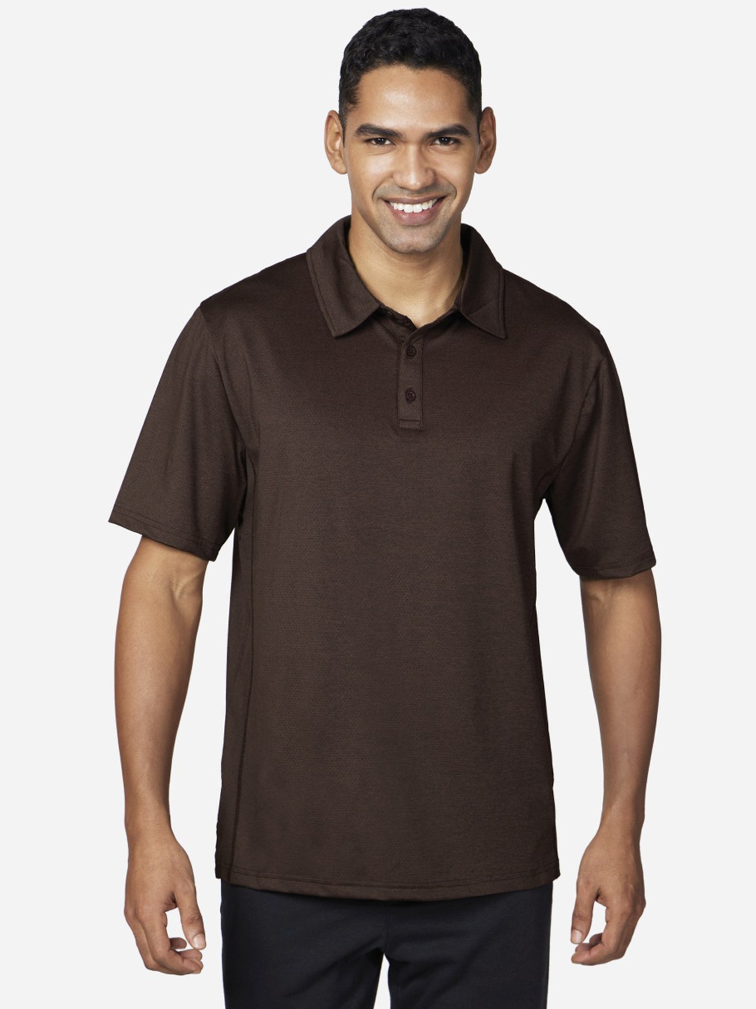 Skechers Brown Regular Fit Polo T-Shirt