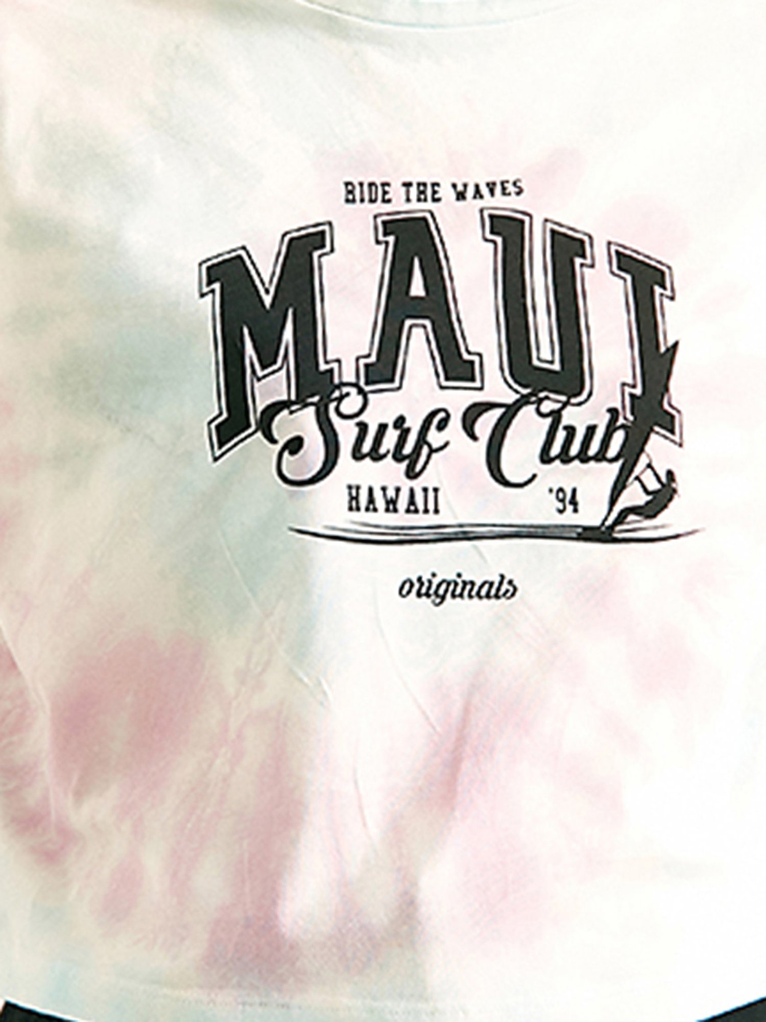 Cover Story Blue & White Textured T-Shirt