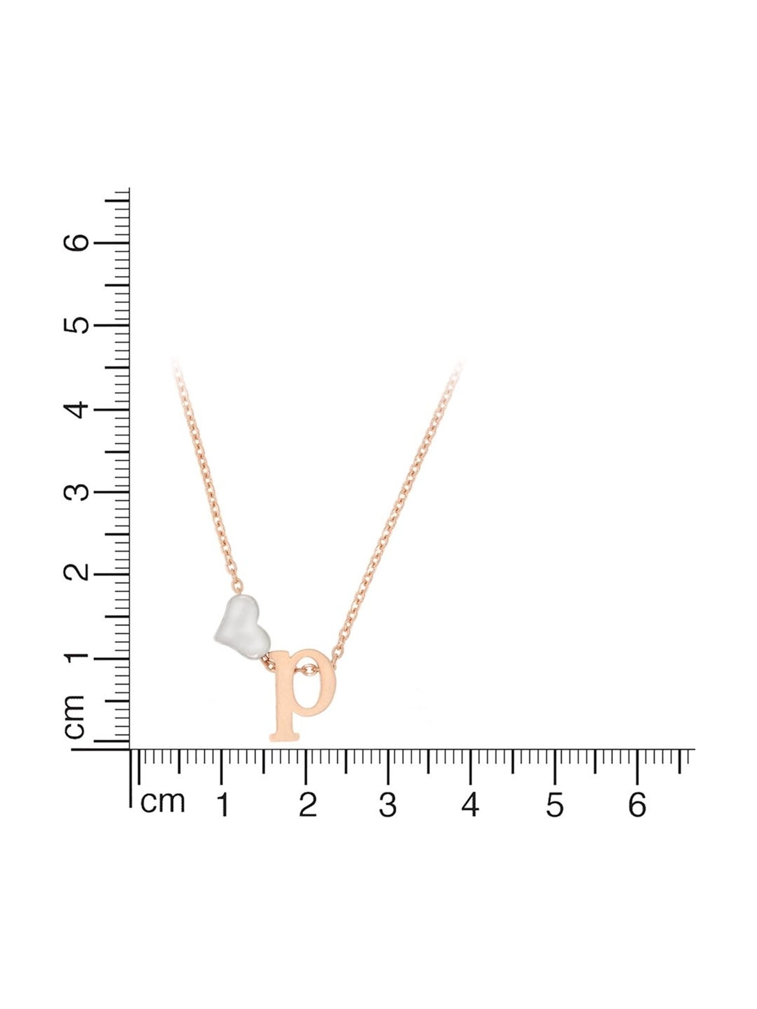 Anayra 92.5 Sterling Silver Initial Letter Charm Pendant without Chain for Women