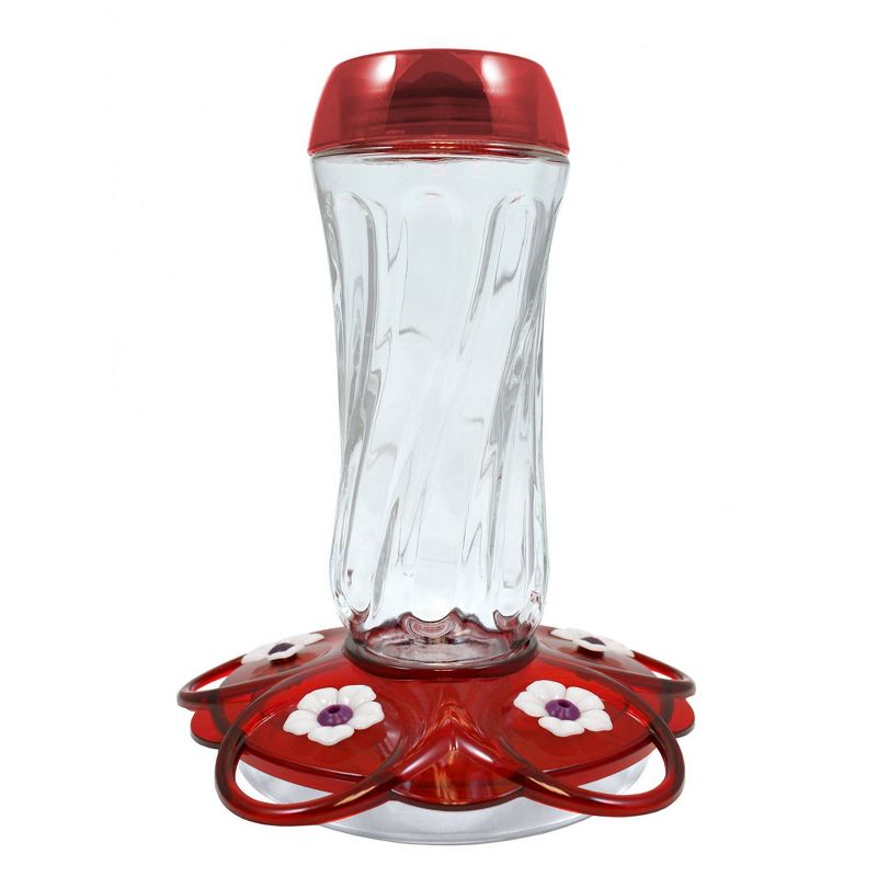 Droll Yankees More Birds Orion Hummingbird Feeder - Red/White