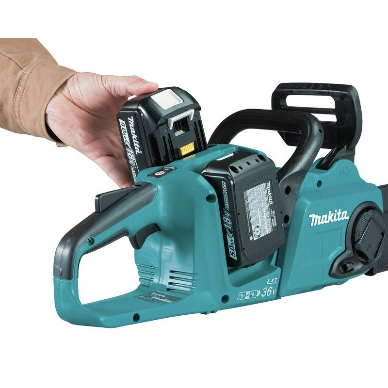 Makita XCU04PT1 18V X2 (36V) LXT Lithium-Ion Brushless 16 in. Cordless Chain Saw Kit (5 Ah)