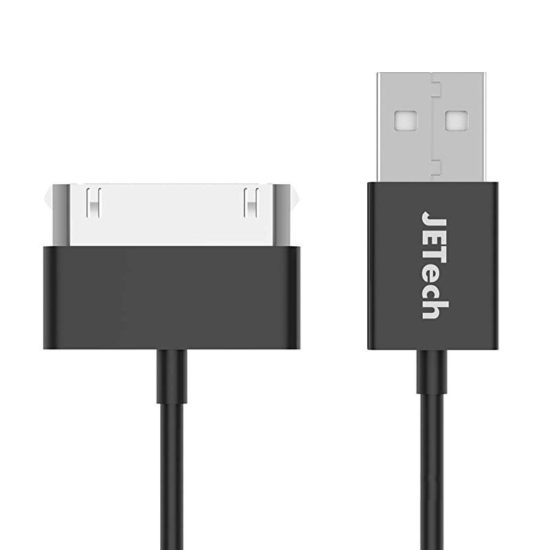 USB Sync and Charging Cable Compatible iPhone 4/4s, iPhone 3G/3GS, iPad 1/2/3, iPod, 3.3 Feet (Black)