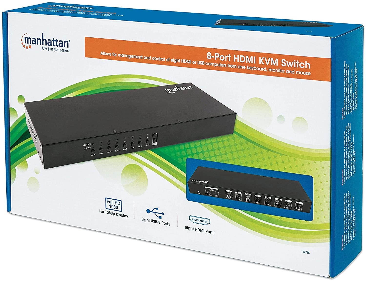Manhattan Products 152785 8-Port HDMI KVM Switch
