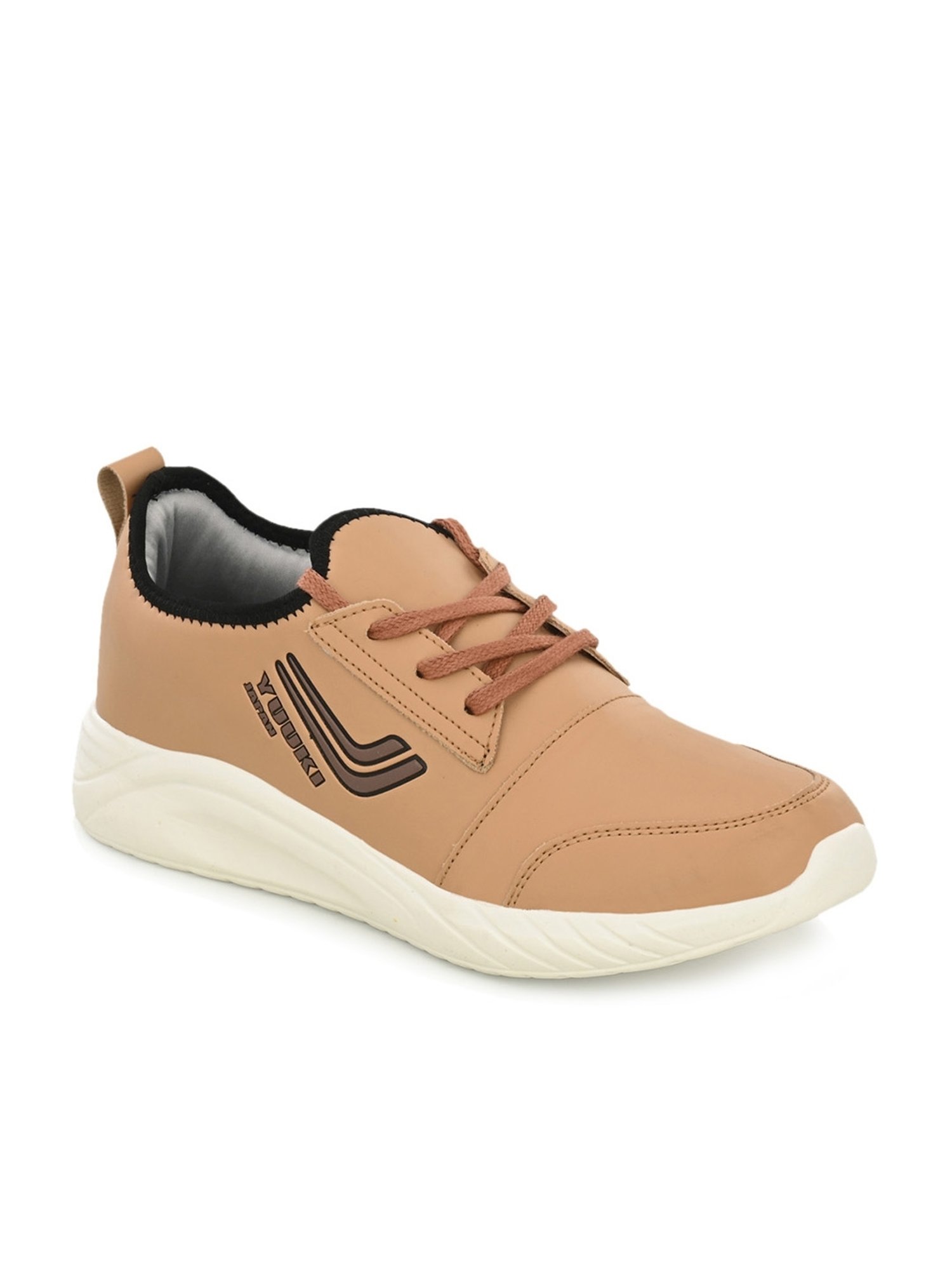 Yuuki Men's Camel Running Shoes