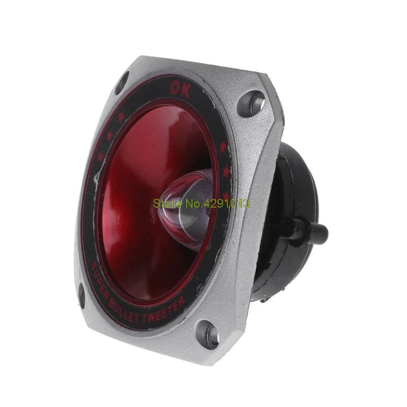 Lejiahong 2PCS Speaker Tweeter 3" Colorful Flashing Piezoelectric Loudspeaker Treble Head Driver
