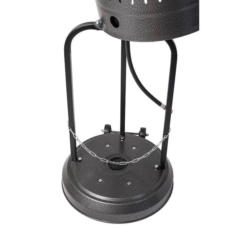 Commercial Patio Heater Hammered Platinum - Fire Sense